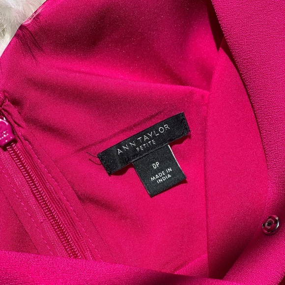 Ann Taylor Magenta Midi Dress - Picture 4 of 8